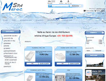 Tablet Screenshot of marocspa.com